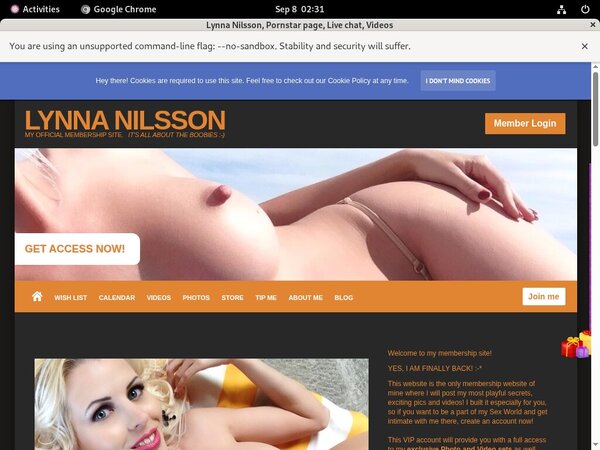 Lynnasexworld.com Member Sign Up