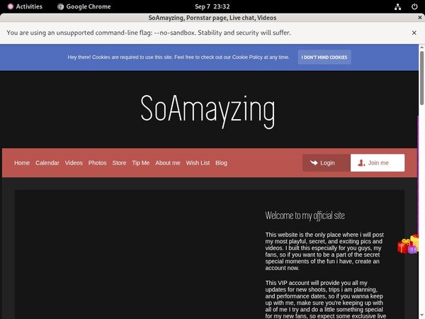 SoAmayzing Login Account