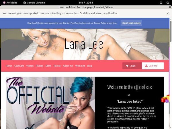 Join Lana Lee Inked