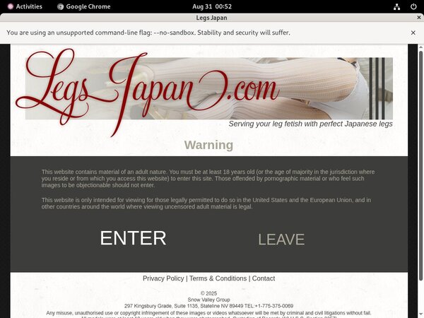Legs Japan Discounted Membership